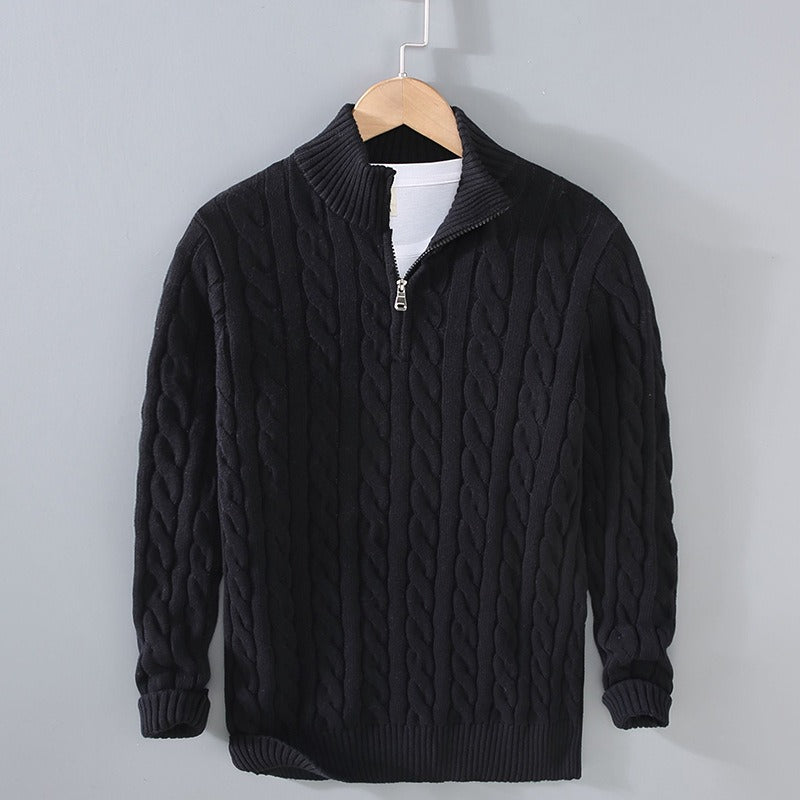Lorenzo Wool Quarter-Zip