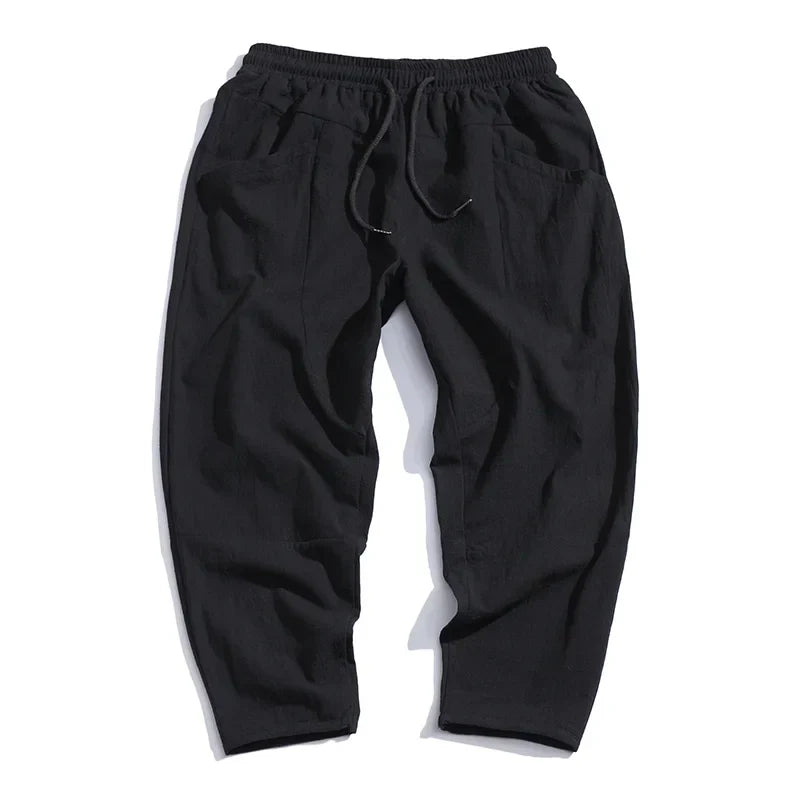 Luca Linen Cropped Trousers