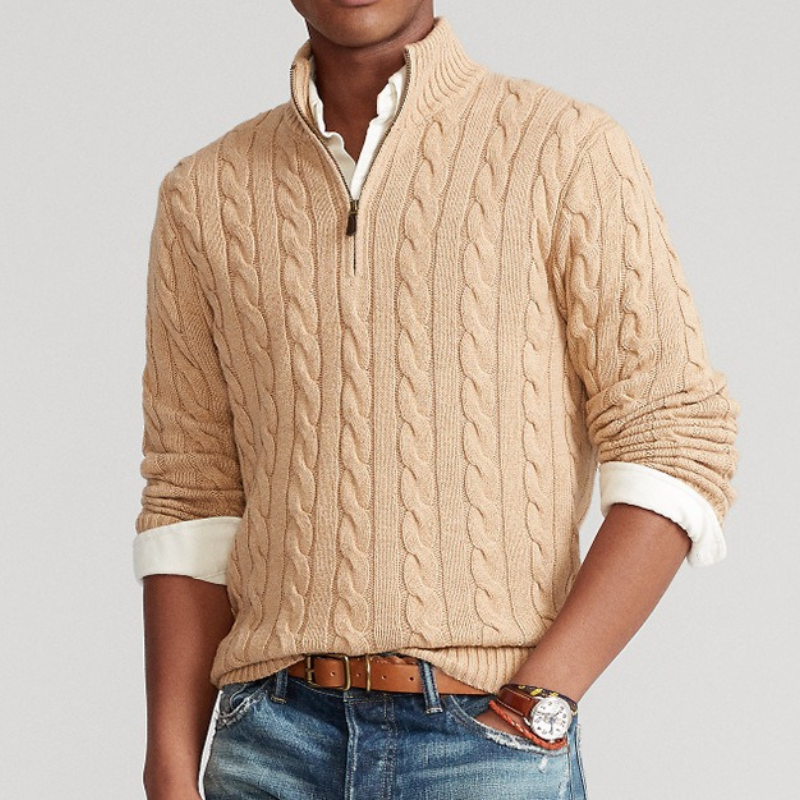 Lorenzo Wool Quarter-Zip