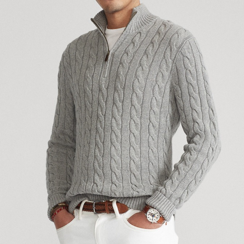 Lorenzo Wool Quarter-Zip