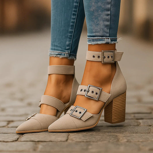 Chester Buckle Heels