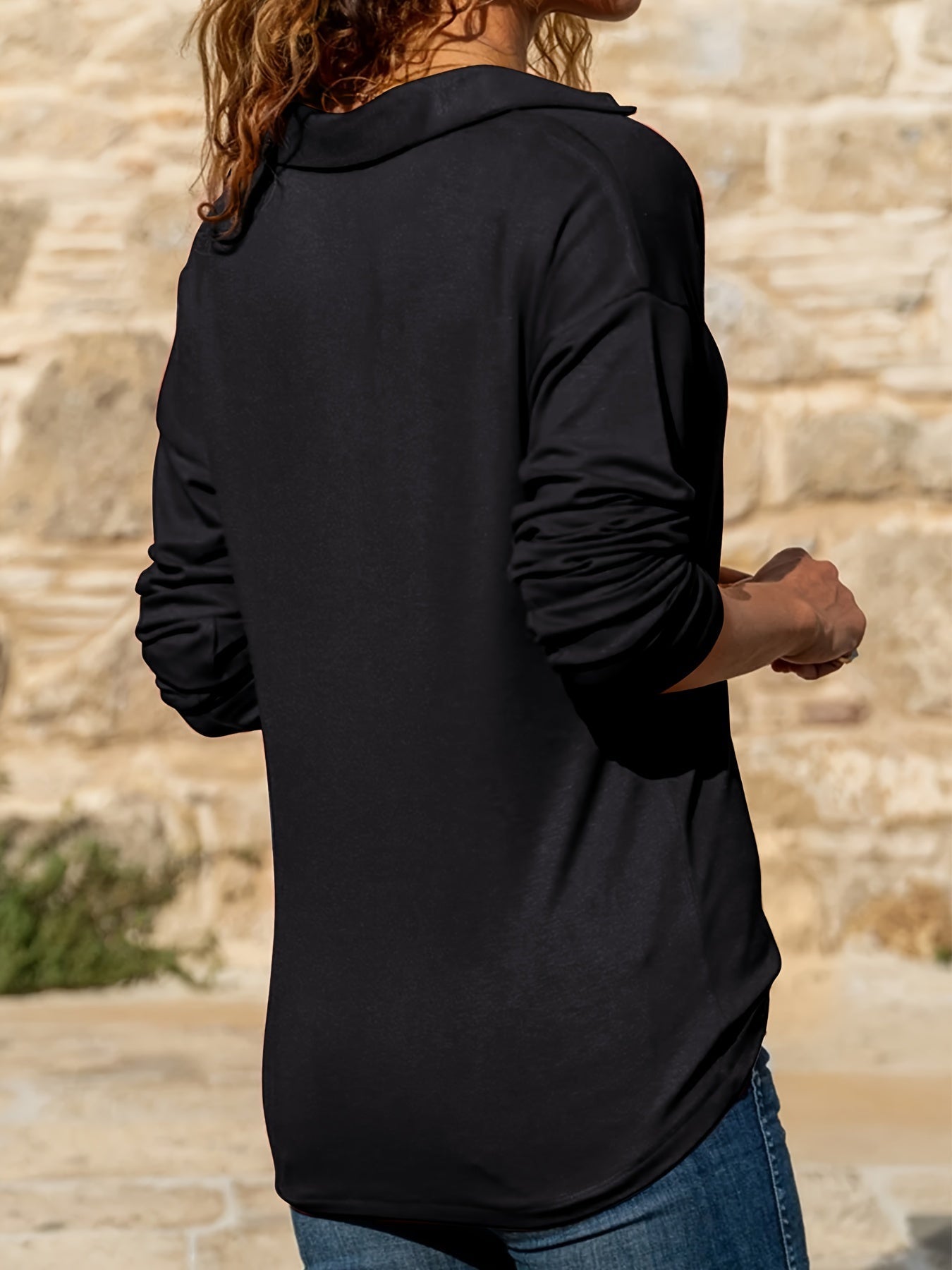 Clara Quarter Zip Top