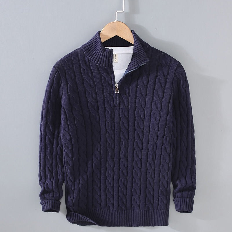 Lorenzo Wool Quarter-Zip