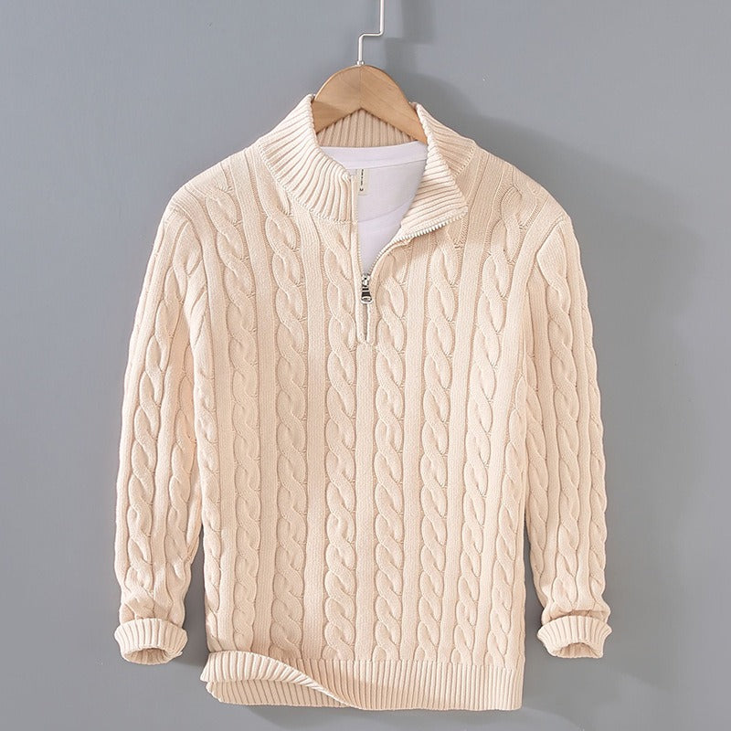 Lorenzo Wool Quarter-Zip