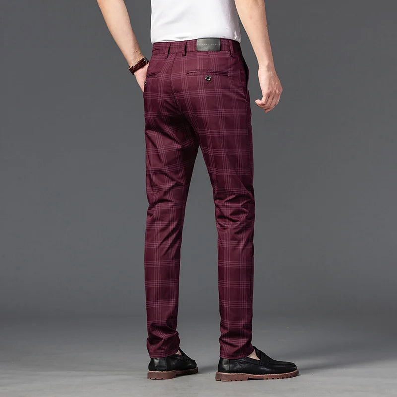 Kensington Tailored Check Trousers