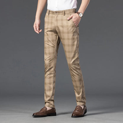 Kensington Tailored Check Trousers