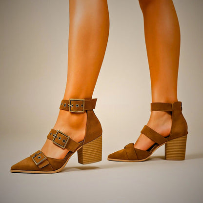 Chester Buckle Heels